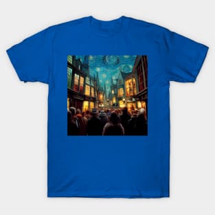 Starry Night in Diagon Alley T-Shirt